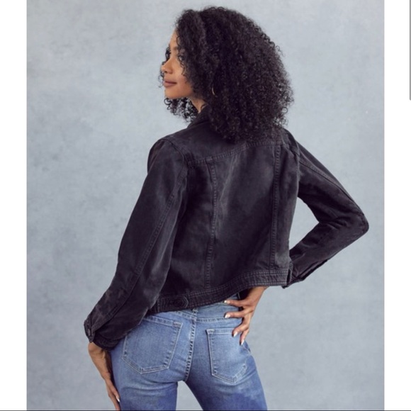 New- Rumors• Kancan Distressed Denim Jacket - Picture 5 of 10